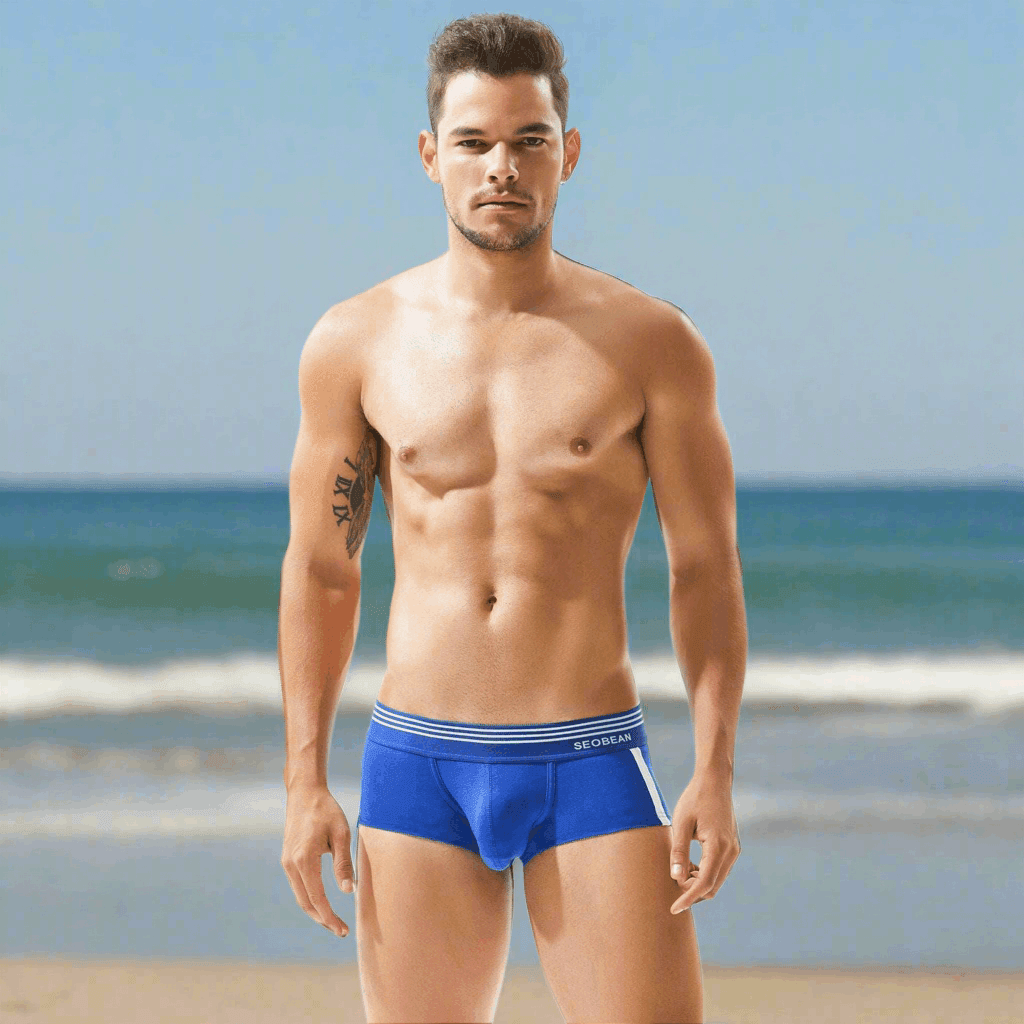 Men’s Breathable Comfortable Cotton Boxer Shorts - Infinite Avenue