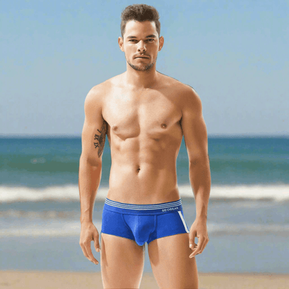 Men’s Breathable Comfortable Cotton Boxer Shorts - Infinite Avenue