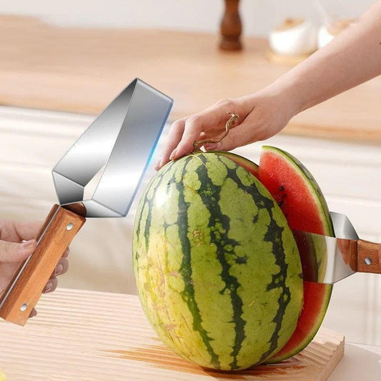 Watermelon Splitter - 430 Stainless Steel Melon Cutter - Infinite Avenue