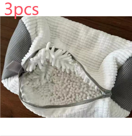 Reusable Zippered Shoe Laundry Bag – For Sneakers & Tennis Shoes White 39x19CM 3PCS Infinite Avenue