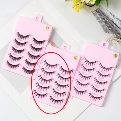 5 Pairs Manga Lashes – Anime Cosplay & Natural Wispy False Eyelashes 5 Pairs of 009 Infinite Avenue