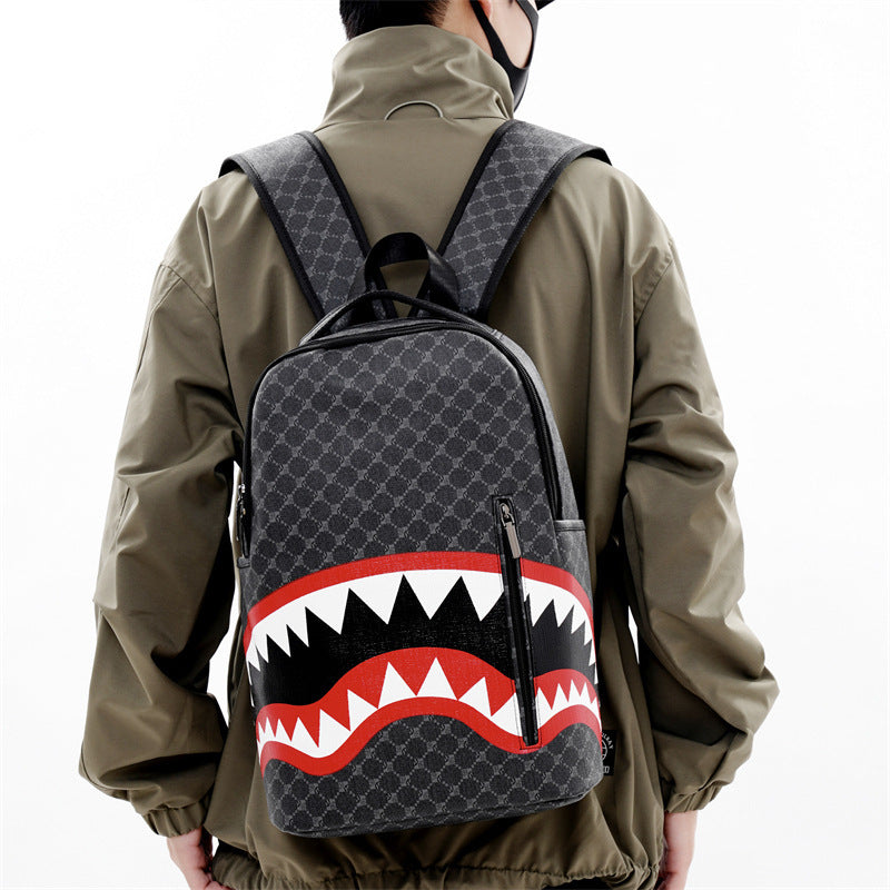 Shark Backpack Business Large Capacity Men Infinite Avenue