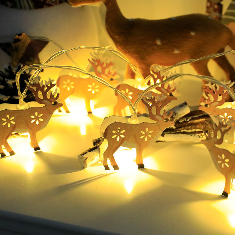 Christmas LED Light String – Santa, Elk, Snowman Decorations Christmas Deer Infinite Avenue