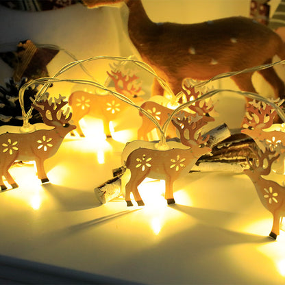 Christmas LED Light String – Santa, Elk, Snowman Decorations Christmas Deer Infinite Avenue