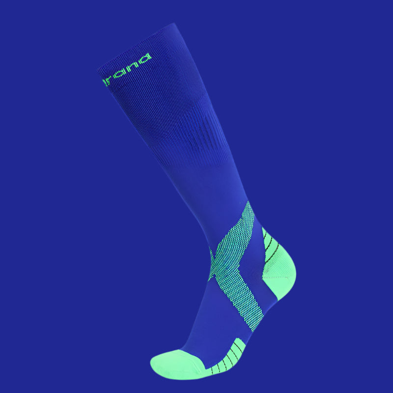 Unisex Long Sports Compression Socks – Outdoor High-Top Terry Medium Blue Infinite Avenue