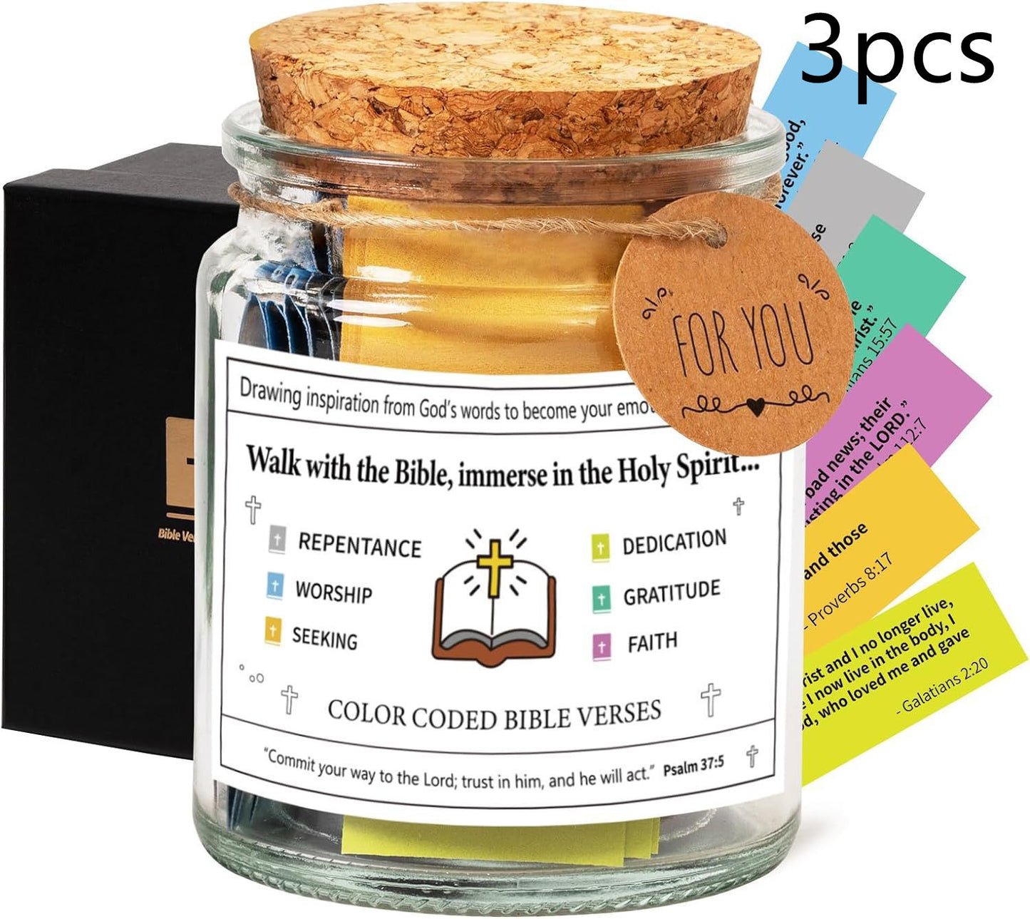 Bible Verse Jar – 90 Inspirational Verses Infinite Avenue