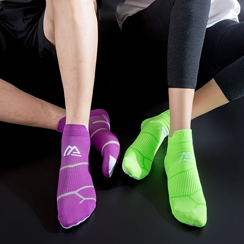 5 Pairs Unisex Sports Socks – Elastic, Breathable & Sweat-Wicking Infinite Avenue