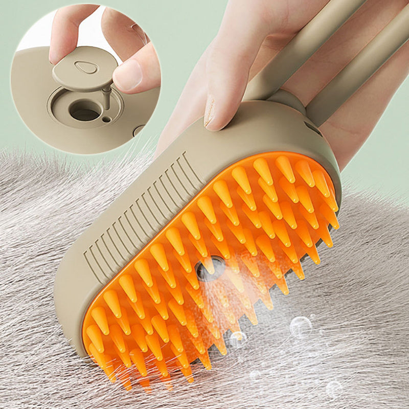 3-in-1 Electric Pet Grooming Brush – Steam, Massage & Hair Removal Infinite Avenue