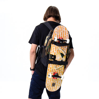 Double-shoulder Skateboard Large-capacity Backpack Multi-functional Double Rocker Land Punching Board Infinite Avenue