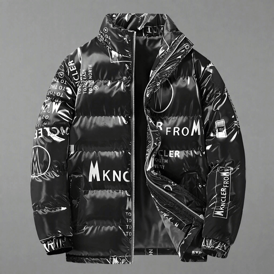 Men’s Fashion Winter Printed Jacket - Infinite Avenue