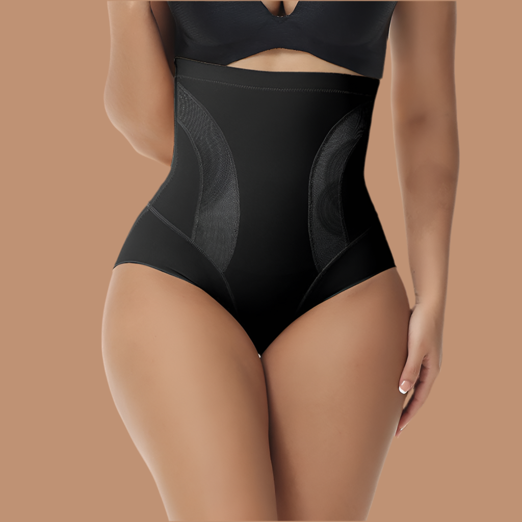 Seamless High-Waist Shaping Underwear for Women Black Infinite Avenue