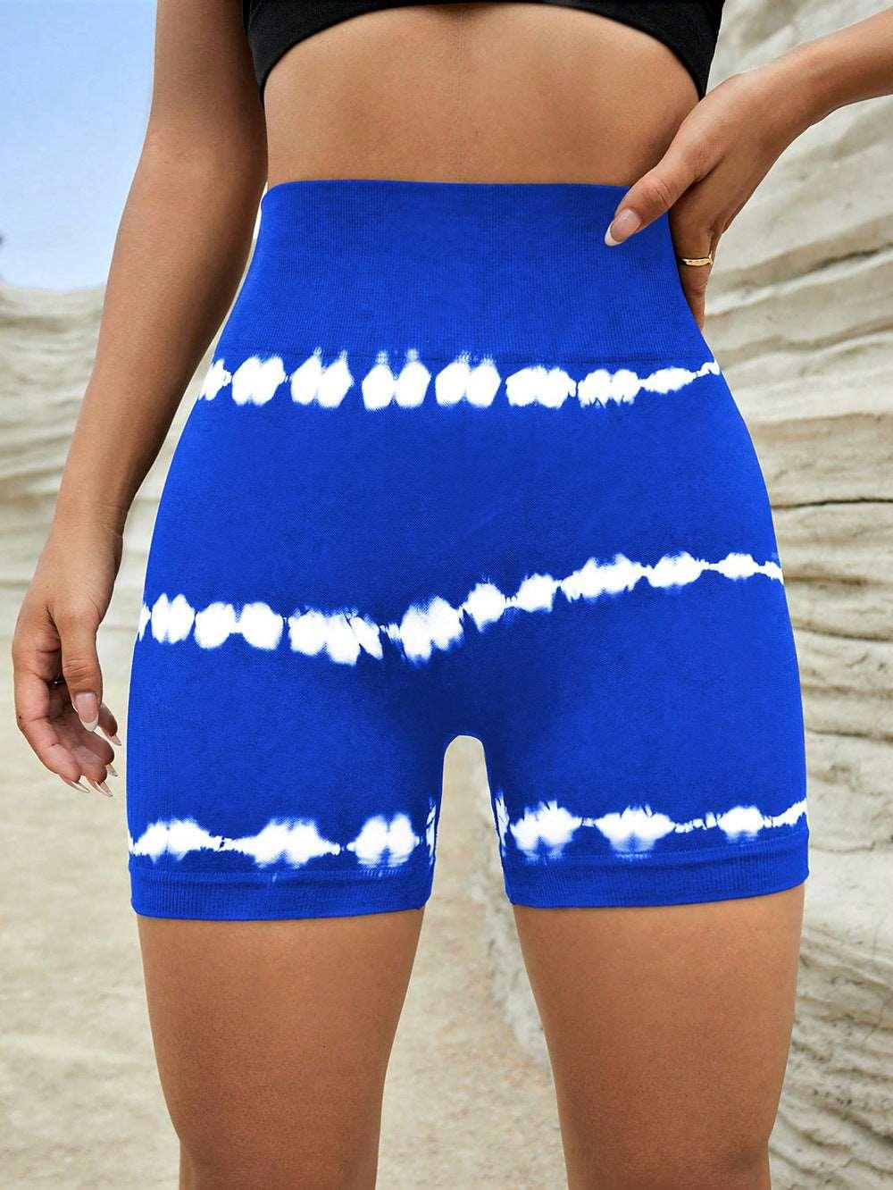 High Waist Yoga Shorts For Women - Infinite Avenue