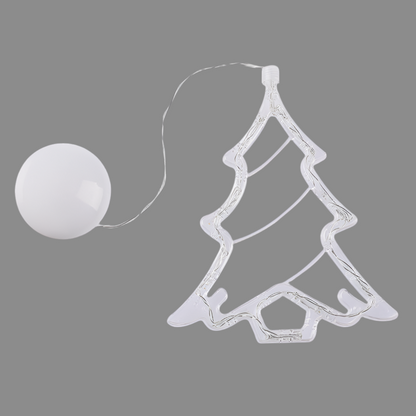 Christmas LED Suction Cup Lights – Santa, Elk, Snowman Window Decor Christmas tree Infinite Avenue