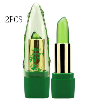 Aloe Vera Color-Changing Lipstick Gloss – Moisturizing Lip Care 2PCS Infinite Avenue