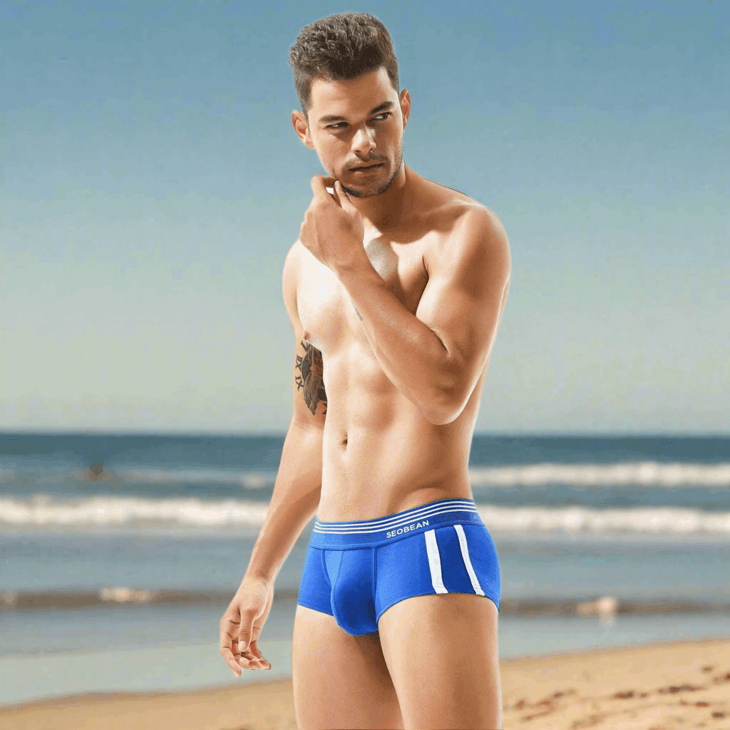 Men’s Breathable Comfortable Cotton Boxer Shorts - Infinite Avenue