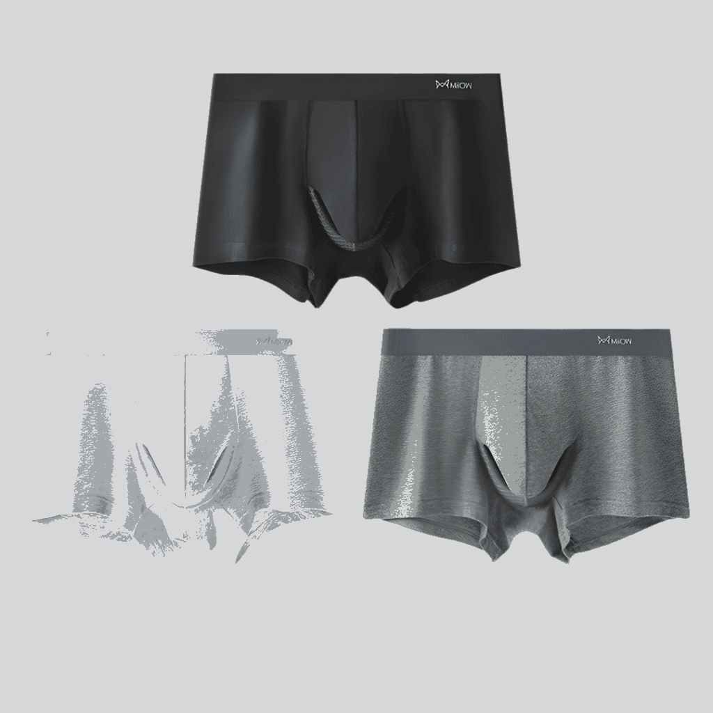 Men's Summer Pure Cotton Texture Boxer Shorts - Infinite Avenue