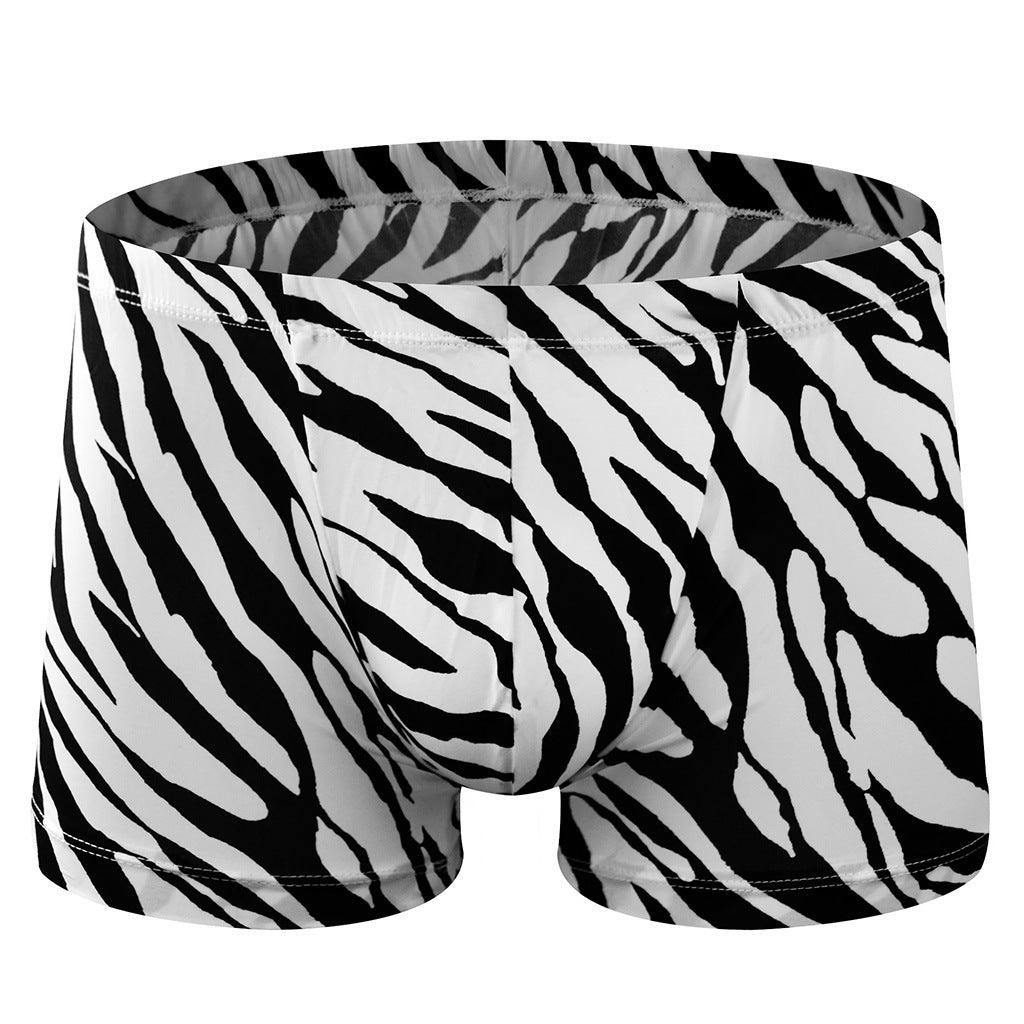 Men's Zebra Low Waist Twill Underpants - Infinite Avenue