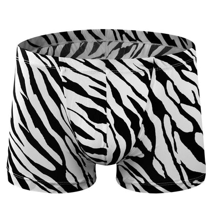 Men's Zebra Low Waist Twill Underpants - Infinite Avenue