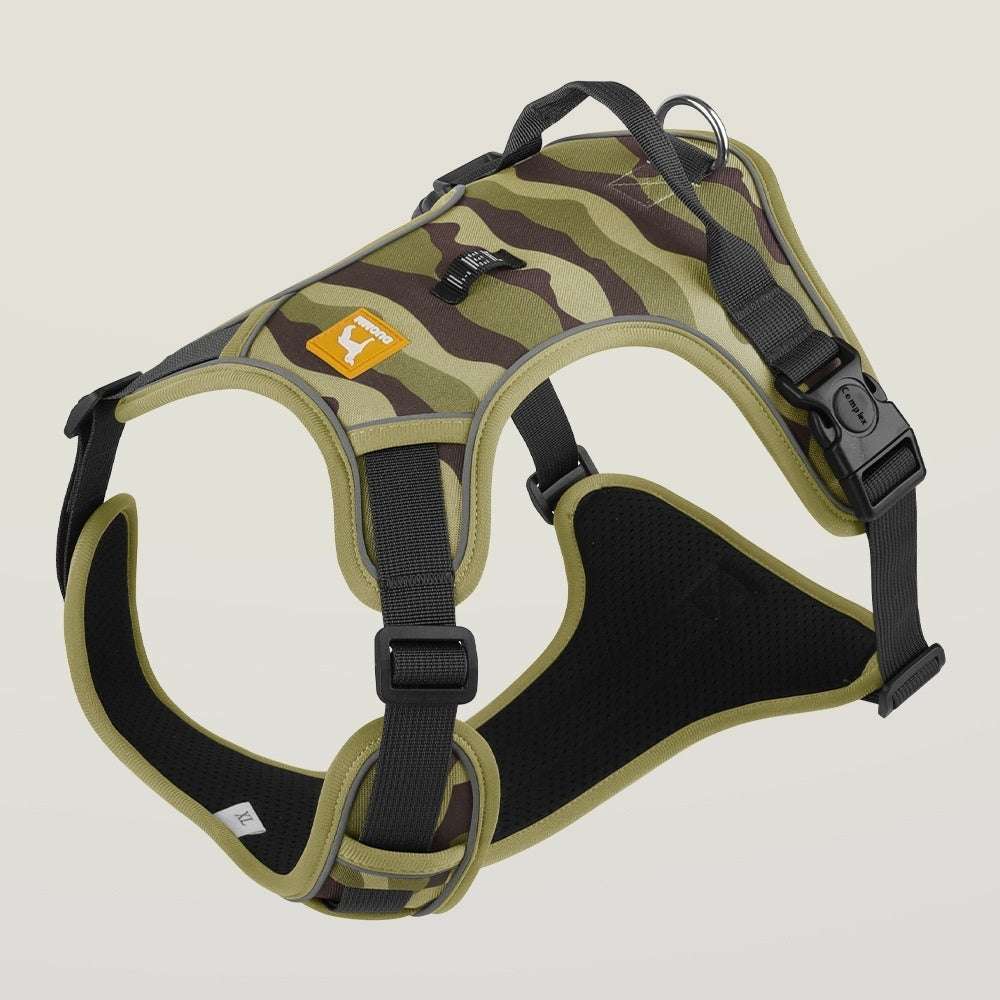 Dog Chest And Back Reflective Commuter Hand Holding Rope Army Green Infinite Avenue