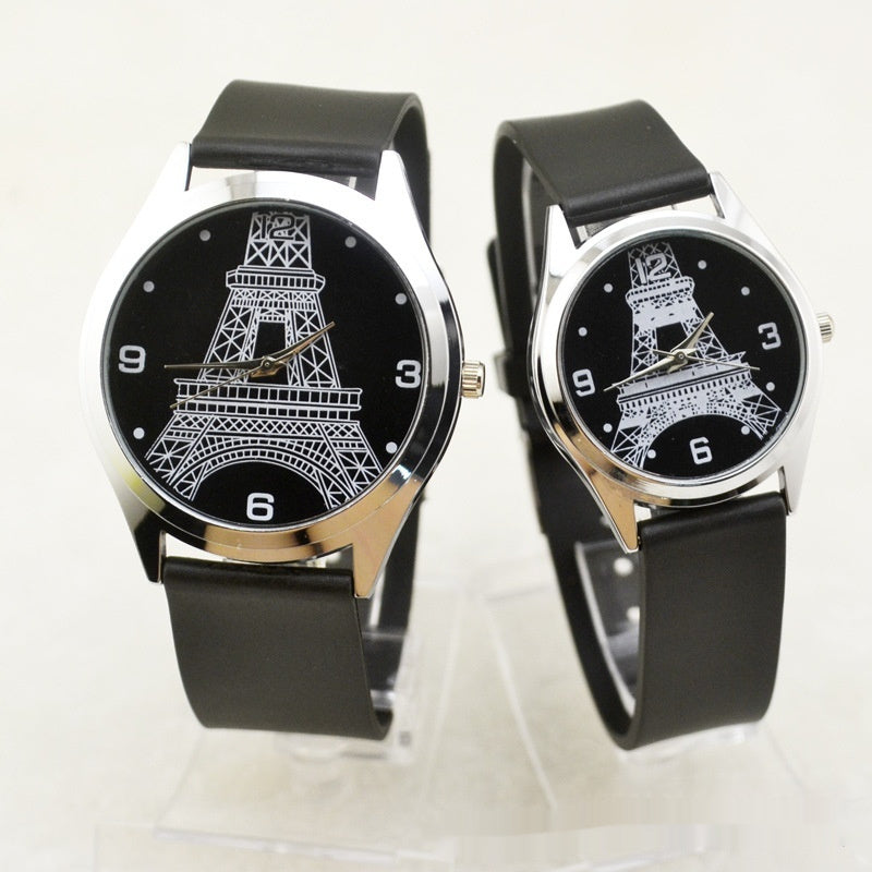 Paris Tower Fashion Couple Pair Watch Women's Watch Infinite Avenue