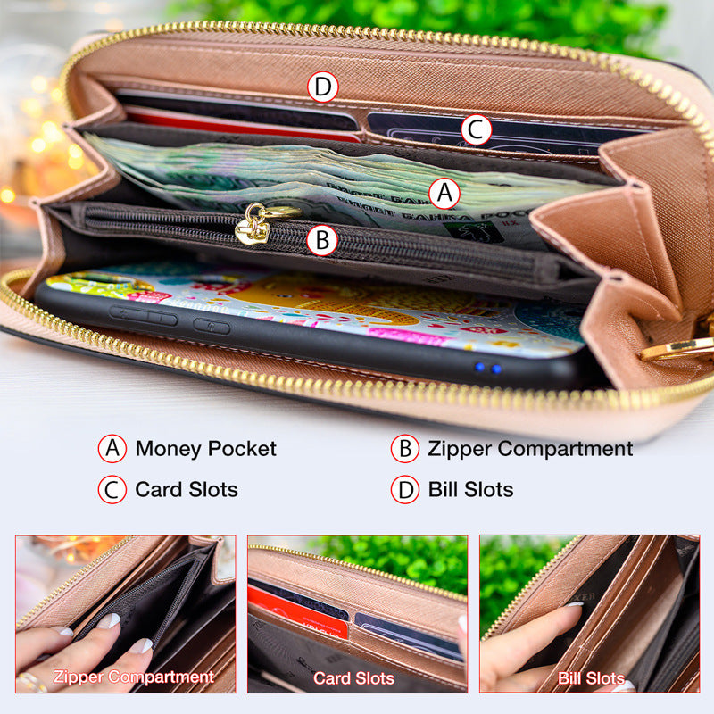 Coin Purse Multiple Card Slots Long And Light Luxury Popular Clutch Purse Women Infinite Avenue