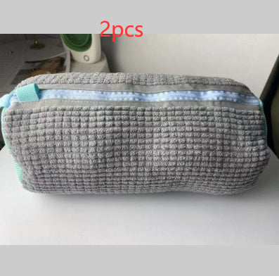 Reusable Zippered Shoe Laundry Bag – For Sneakers & Tennis Shoes Grey 39x19CM 2PCS Infinite Avenue