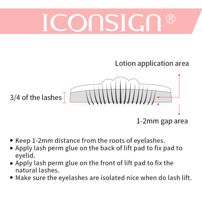 ICONSIGN Lash Lift Kit – Eyelash Perming & Curling Tools Infinite Avenue