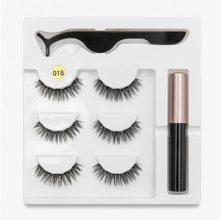 Fashion Magnetic False Eyelashes 5PC 018 style Infinite Avenue