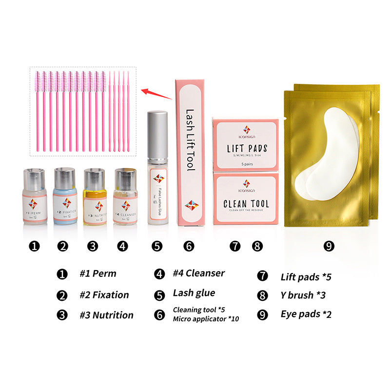 ICONSIGN Lash Lift Kit – Eyelash Perming & Lifting Tools Infinite Avenue