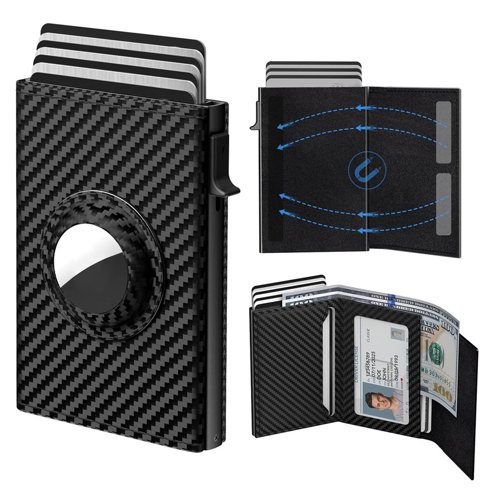 Men's Ultra-thin Smart Wallet Card Clamp Infinite Avenue