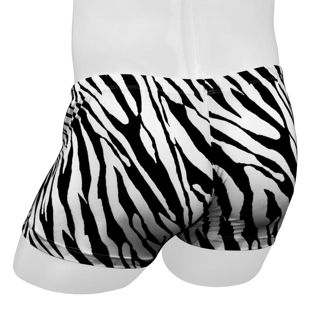 Men's Zebra Low Waist Twill Underpants - Infinite Avenue