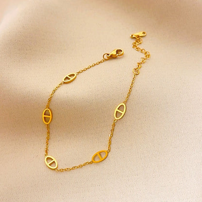 Simple And Light Luxury Special Fun Design High-end Bracelet For Women Gold Infinite Avenue