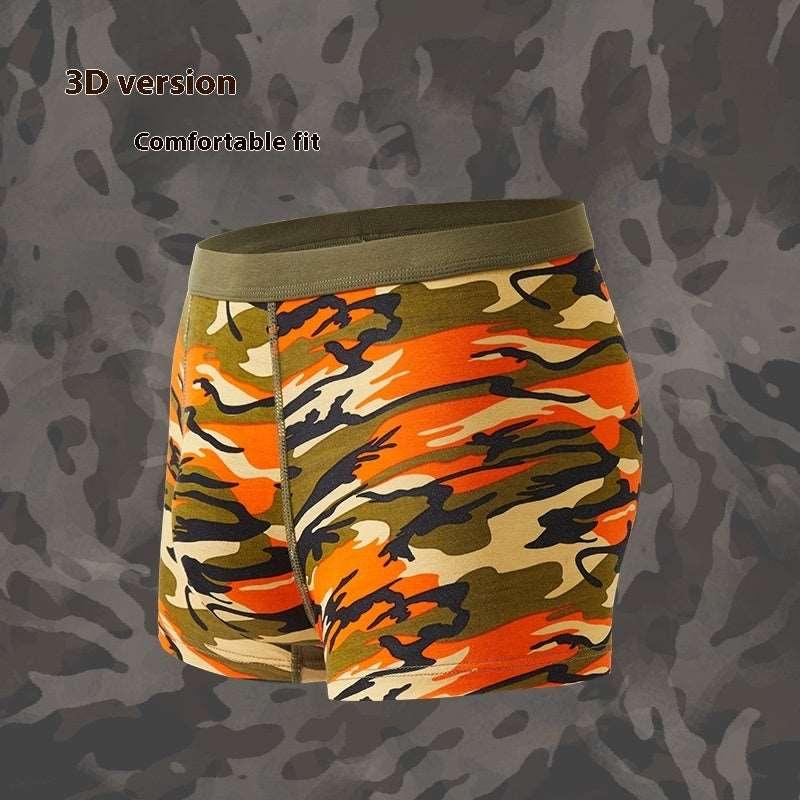 Camouflage Men’s Breathable Modal Boxers - Mid-Waist Printed - Infinite Avenue