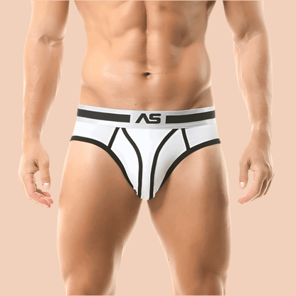 Men's Underwear Color Matching Low Waist Briefs - Infinite Avenue