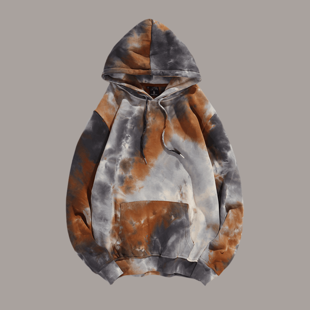 Dark Tie-Dye Gradient Hong Kong Style Hoodie - Infinite Avenue