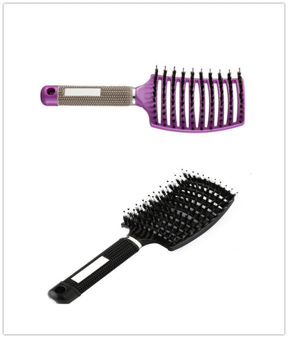 Hairbrush Anti Klit Brushy Haarborstel Women Detangler Hair Brush Bristle Nylon Scalp Massage Teaser Hair Brush Comb 13 Brush Set Infinite Avenue