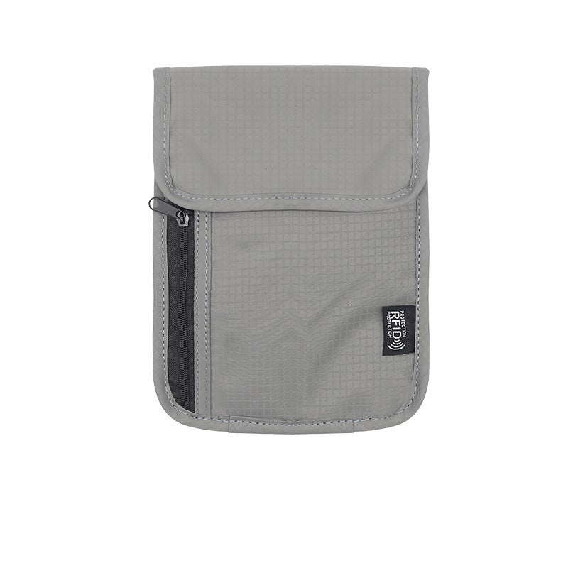 Anti-Theft Card Storage Bag – RFID Blocking, Multiple Slots Gray Infinite Avenue