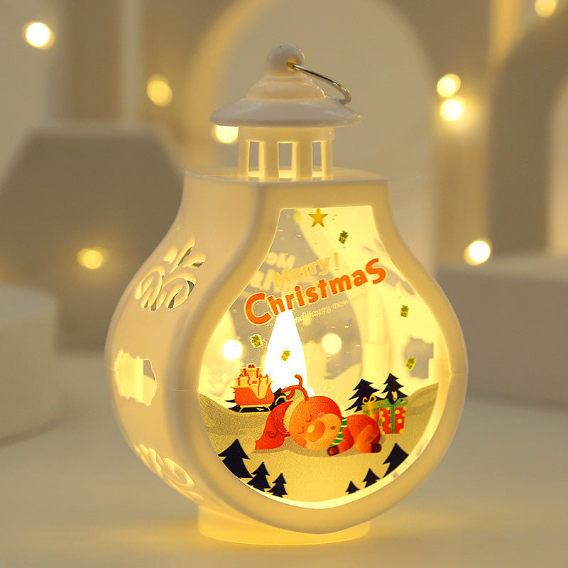 Romantic Christmas Candle Lamp Ornaments Deer Infinite Avenue