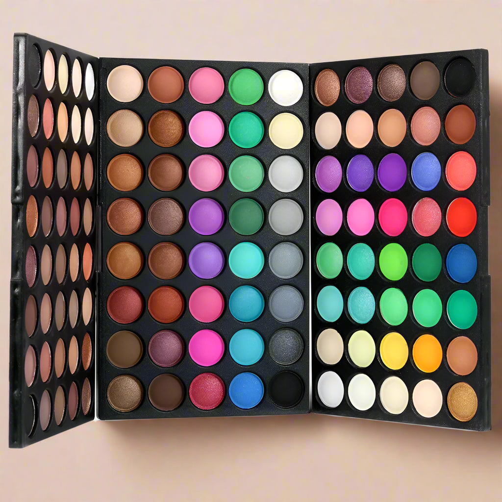 120-Color Eyeshadow Palette – Matte & Shimmer Makeup Set Infinite Avenue