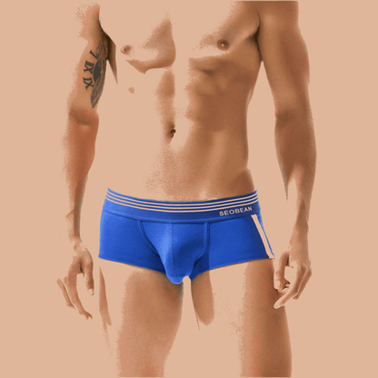 Men's Underwear Low Waist Cotton Boxer Briefs - Infinite Avenue