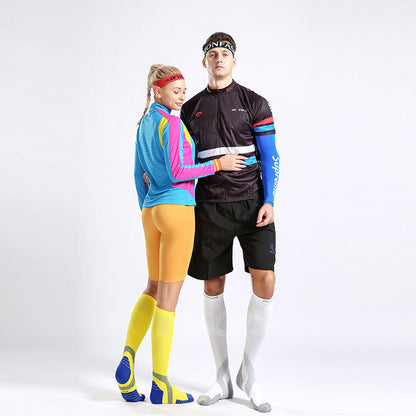 Unisex Long Sports Compression Socks – Outdoor High-Top Terry Infinite Avenue