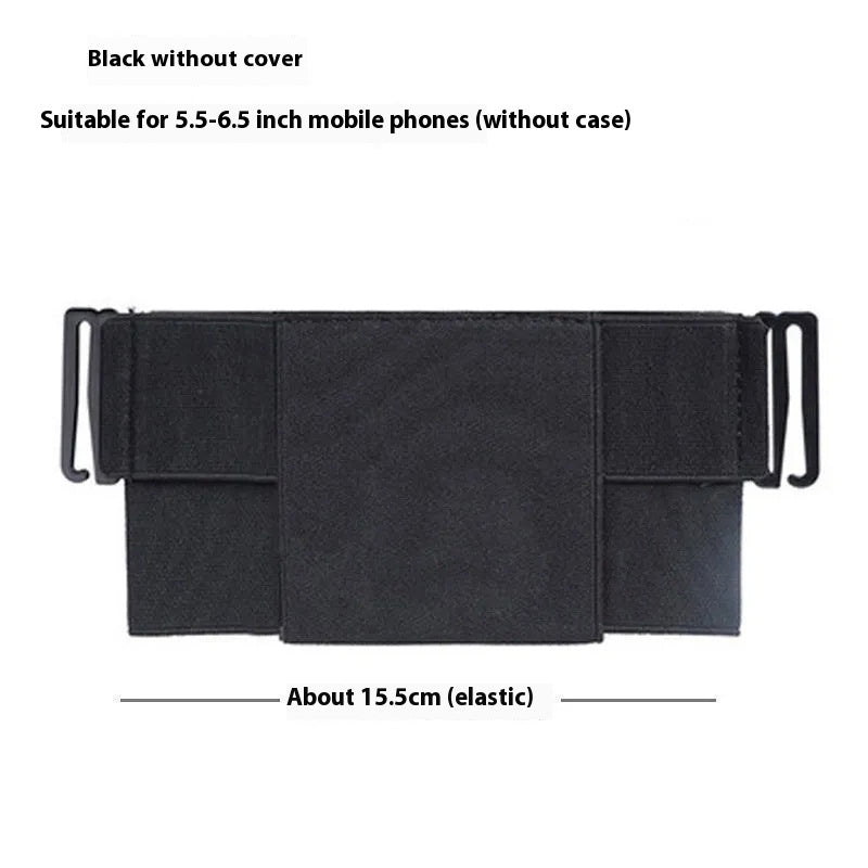 Invisible Waist Pouch Belt Pouch Waterproof Outdoor Sports Running Phone Bags Anti Theft Unisex Fitness Mini Portable Fanny Bag Black Without Cover Infinite Avenue