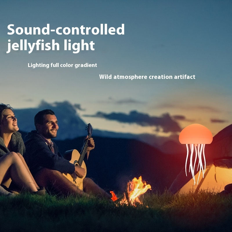 Jellyfish Mood Lamp LED Jellyfish Night Light Portable Jellyfish Lamp Jellyfish Decorations Smart Table Lamp For Bedside Desk Infinite Avenue