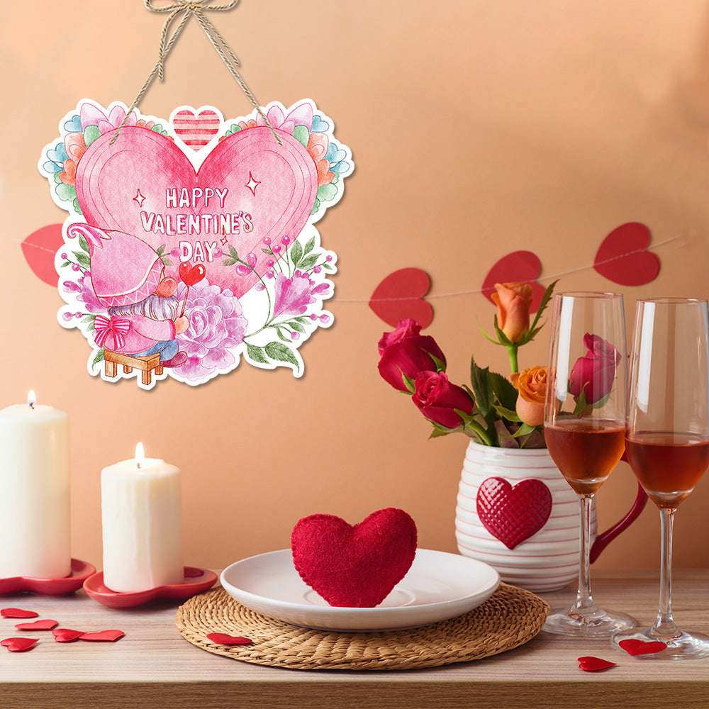 Valentine's Day Decorative Gift Garland Paper Door Hangers Infinite Avenue