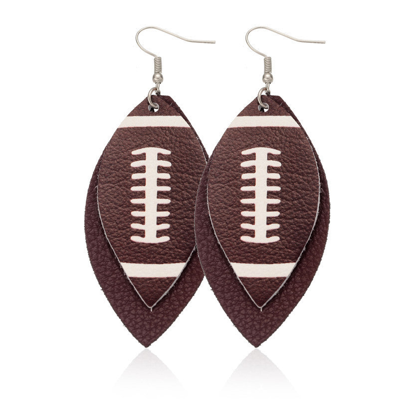 Multi-layer Matching Fashionable All-match Leather Earrings Style 7 Infinite Avenue