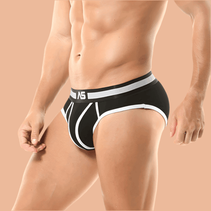 Men's Underwear Color Matching Low Waist Briefs - Infinite Avenue