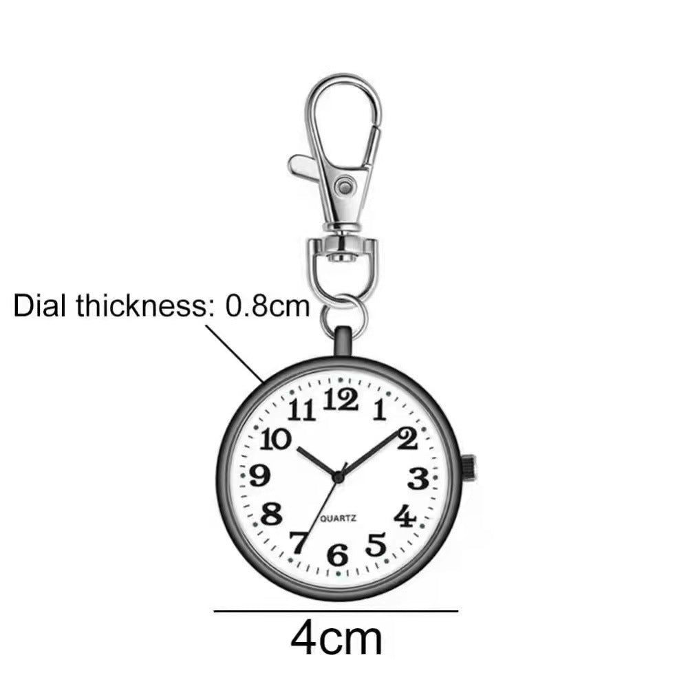 Clear Numbers Luminous Watch Keychain Pocket Watch Infinite Avenue