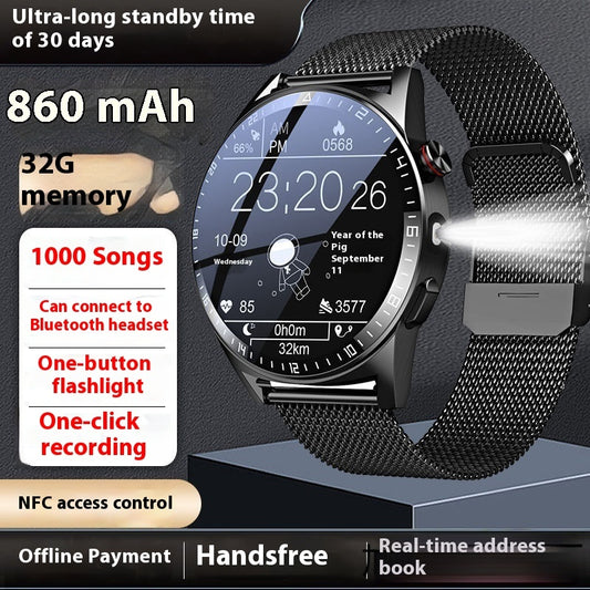 32G Memory Ultra-long Standby Smart Watch Flashlight Bluetooth Calling Infinite Avenue