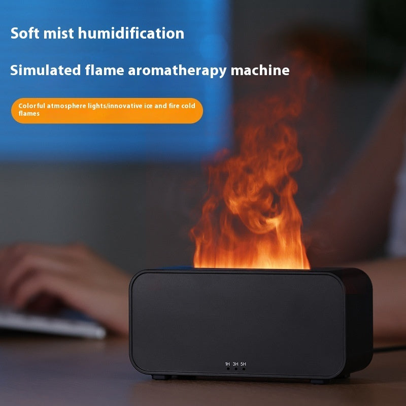 Flame Aroma Diffuser & USB Humidifier – Aromatherapy & Air Spray