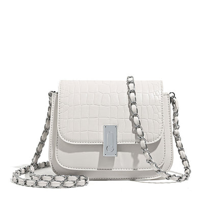 New Special Interest Light Luxury Chain Shoulder Bag Women's Fashion Versatile White Infinite Avenue